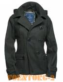  Ladies Pea Coat |   Black